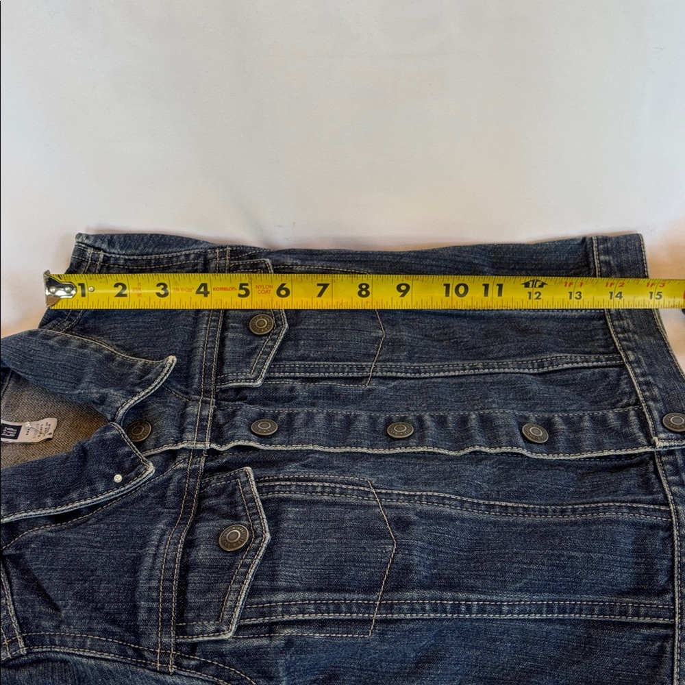 LIKE NEW!! BABY GAP UNISEX DENIM JEANS JACKET TODDLER SIZE 4 - Picture 8 of 11